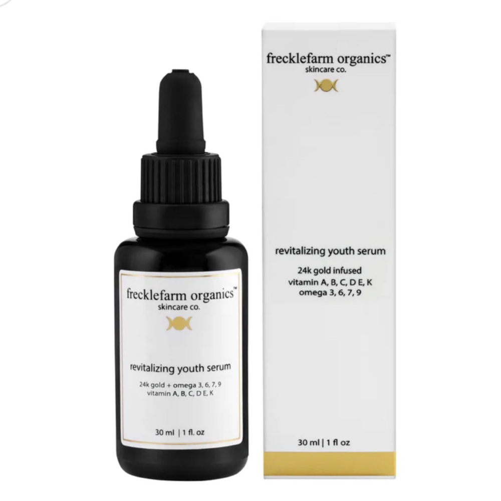 FRECKLEFARM ORGANICS 24k gold infused revitalizing youth serum